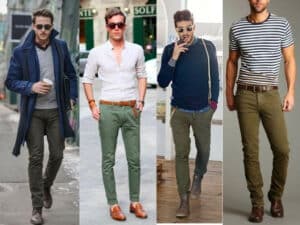 What Color Shirt Goes with Green Pants