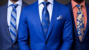 What Color Tie Goes with a Blue Suit